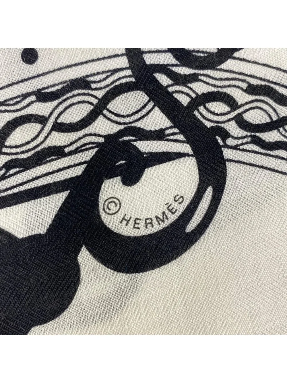 Hermes Shawl Carre Geant 140 White Festival Des Amazones Amazon Cashmere Silk